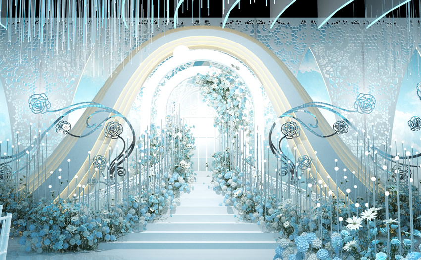 玛纳斯釡香烙馍村水晶厅效果展示